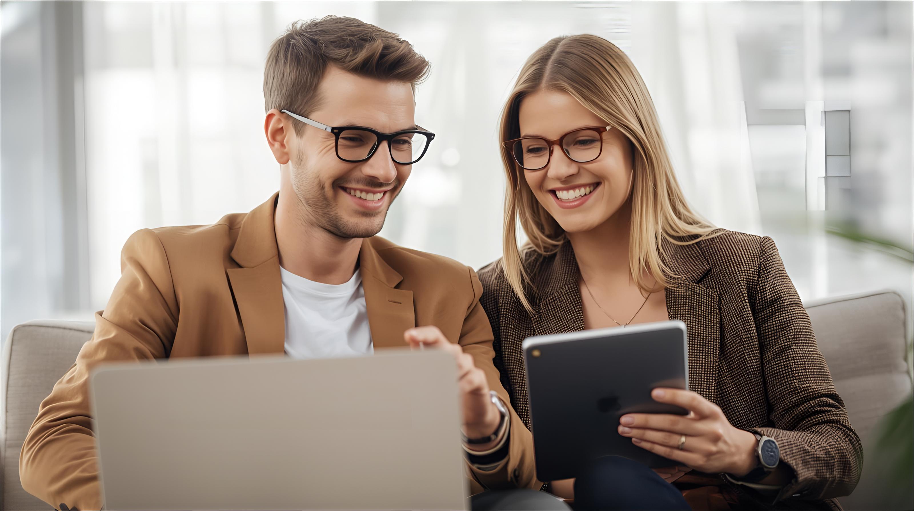Person analysiert Einkommensmöglichkeiten am Laptop - Nebenjob und Zusatzeinkommen